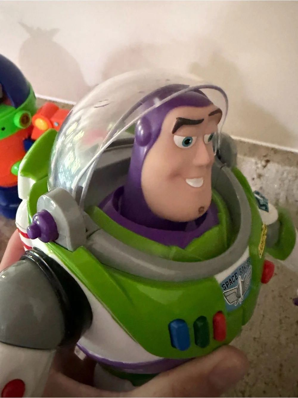 Disney‎ Buzz Lightyear Action Figure and Emperor Zurg Lightup Projection Game